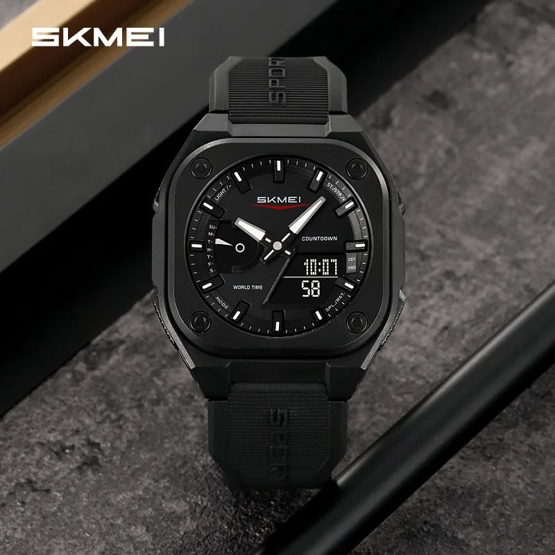 SKMEI 2328 Dual Time Waterproof Sports Watch With 5 Alarms And Countdown Timer 4