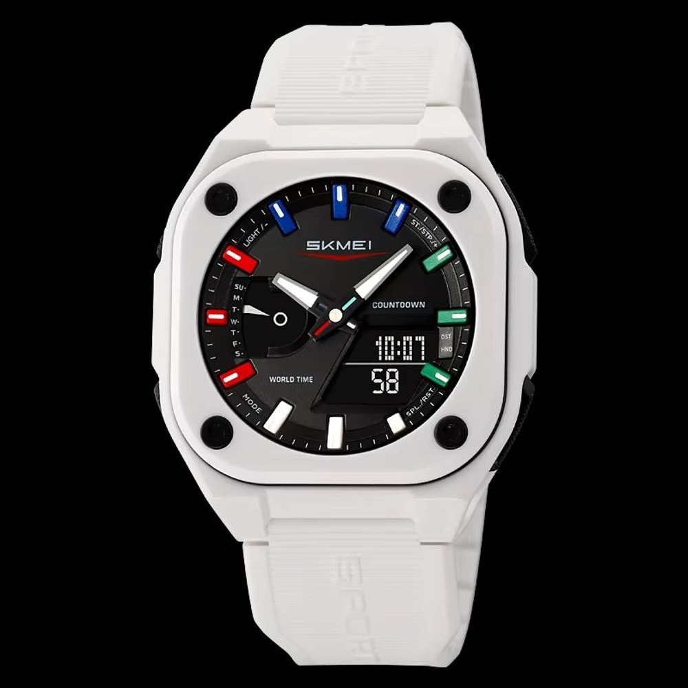 SKMEI 2328 Dual Time Waterproof Sports Watch With 5 Alarms And Countdown Timer 6