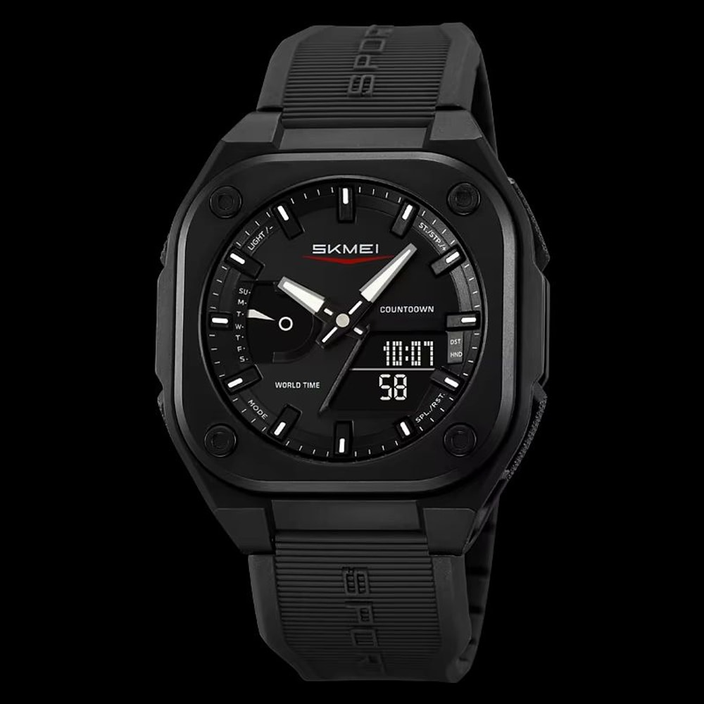 SKMEI 2328 Dual Time Waterproof Sports Watch With 5 Alarms And Countdown Timer 8