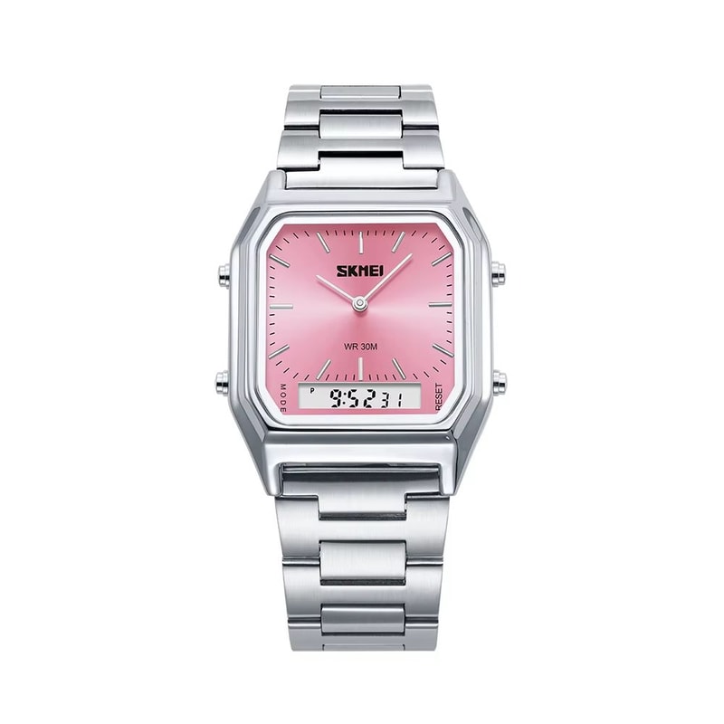 SKMEI Dual Display 3 Time Waterproof Digital Sports Watch 6