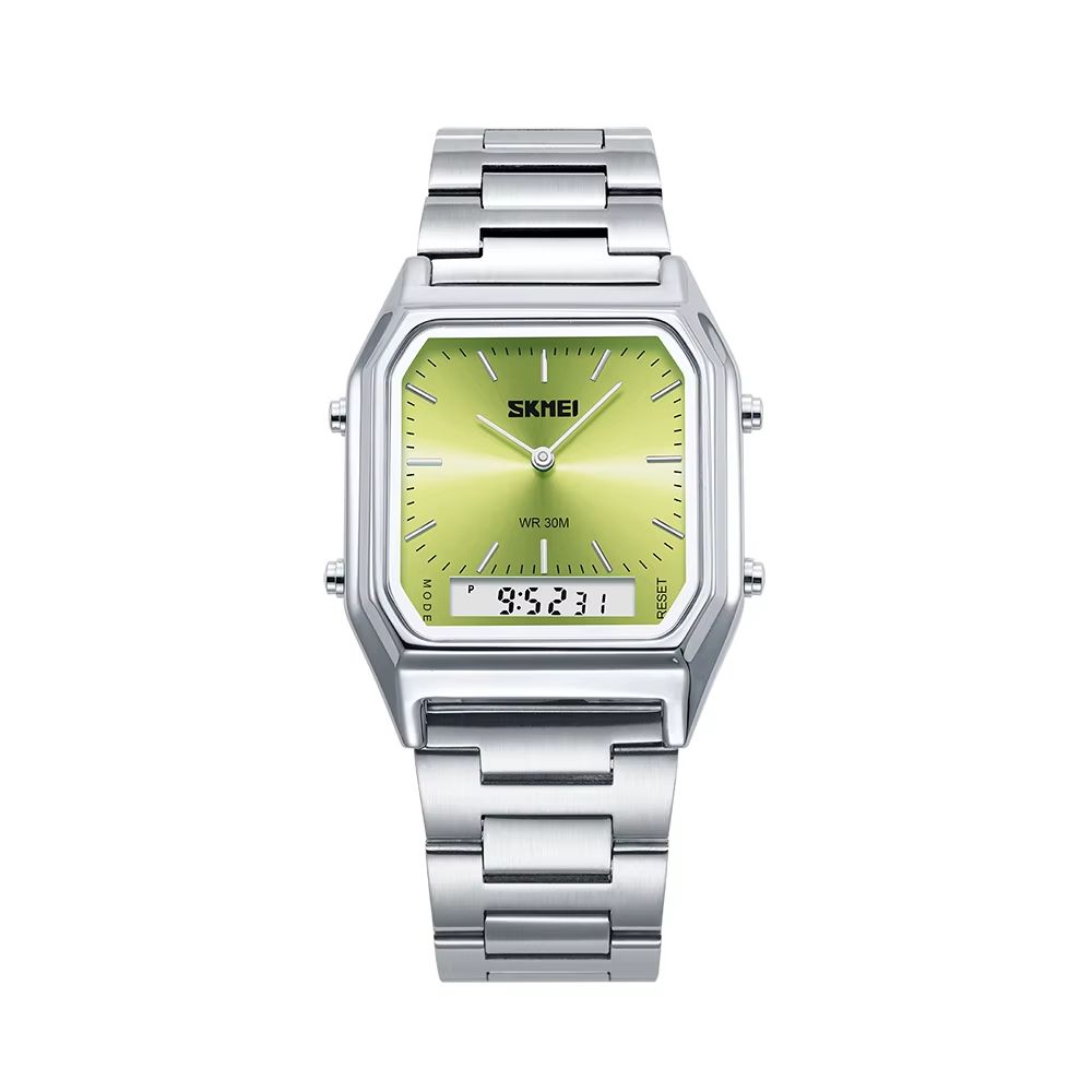 SKMEI Dual Display 3 Time Waterproof Digital Sports Watch 8