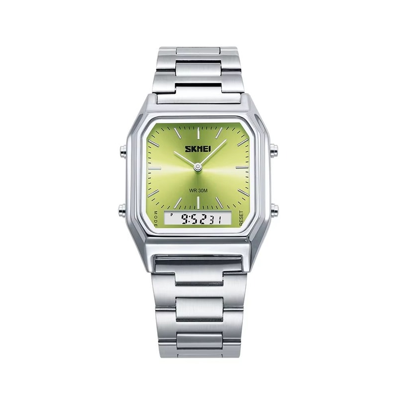 SKMEI Dual Display 3 Time Waterproof Digital Sports Watch 8