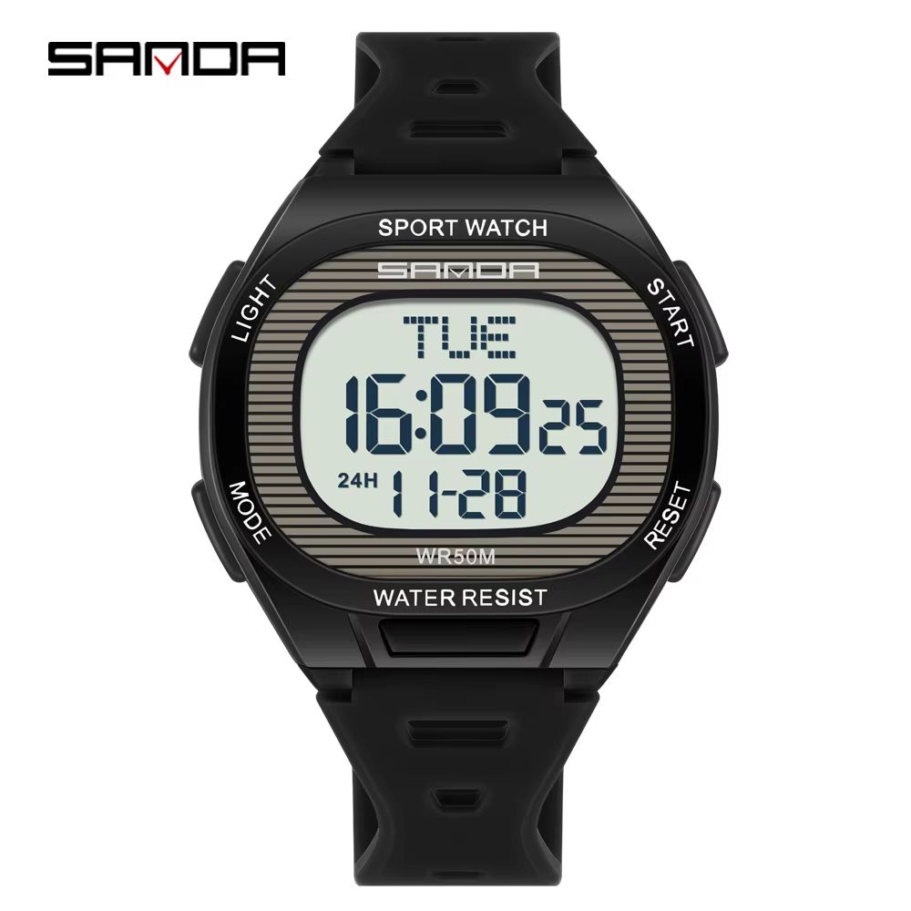 SANDA 2195 Luxury Military Digital Sports Watch With LED Display And Dual Time 6