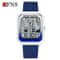 OFNS Rectangular Digital Sports Watch With LED Display And Timing Code 7
