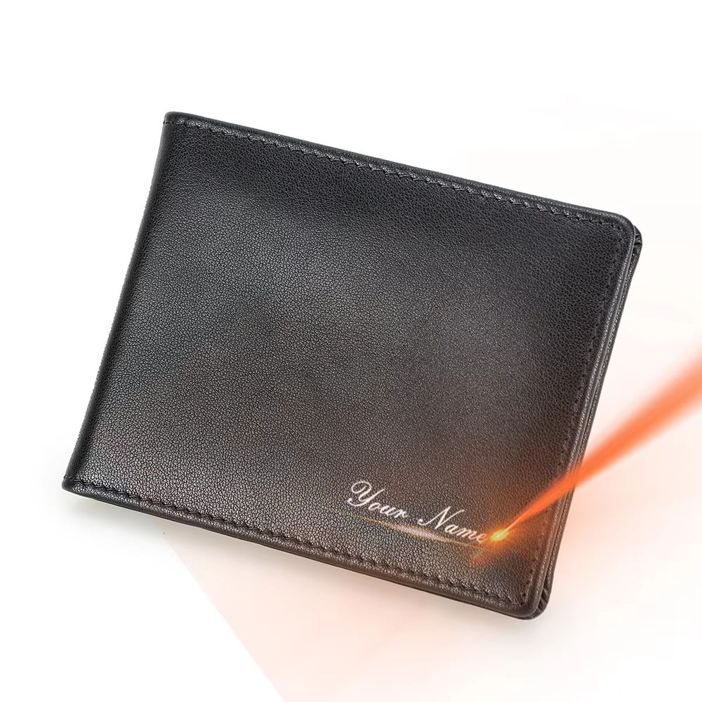 Slim Genuine Leather Bifold Wallet For Men With Card Holder 7