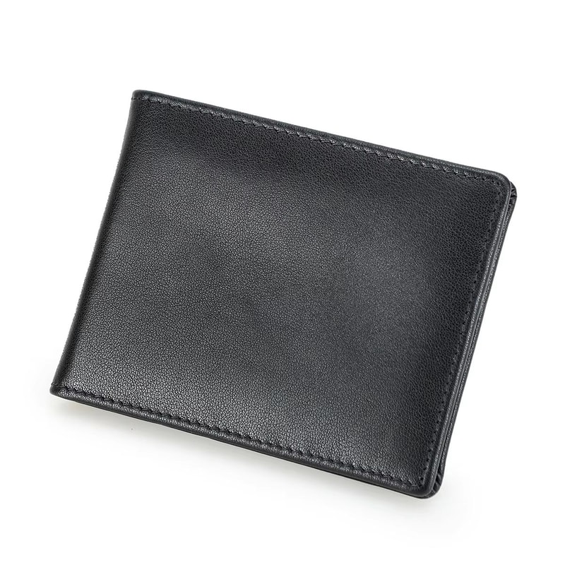 Slim Genuine Leather Bifold Wallet For Men With Card Holder 8
