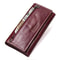 Genuine Leather Long Clutch Wallet For Women With Phone And Photo Holder 6