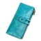 CONTACTS Genuine Leather Men Clutch Wallet With Zipper Coin Pocket 6