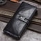 CONTACTS Genuine Leather Men Clutch Wallet With Zipper Coin Pocket 7