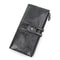 CONTACTS Genuine Leather Men Clutch Wallet With Zipper Coin Pocket 8