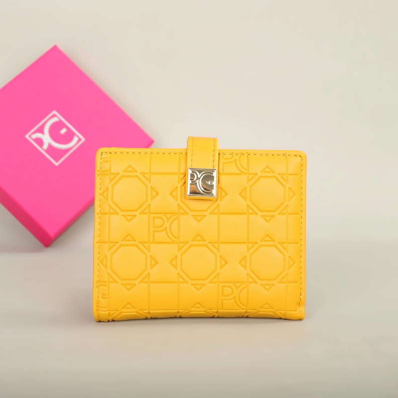 Classic Retro Letter Print Womens Wallet Portable Card Holder Coin Purse 6