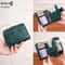 Retro RFID Blocking Womens Multi Card Wallet With Zipper Coin Pocket 0