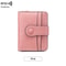 Retro RFID Blocking Womens Multi Card Wallet With Zipper Coin Pocket 9