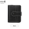 Retro RFID Blocking Womens Multi Card Wallet With Zipper Coin Pocket 6