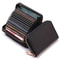PU Leather Business Card Holder Wallet Multi Card Organizer With Coin Pocket 2