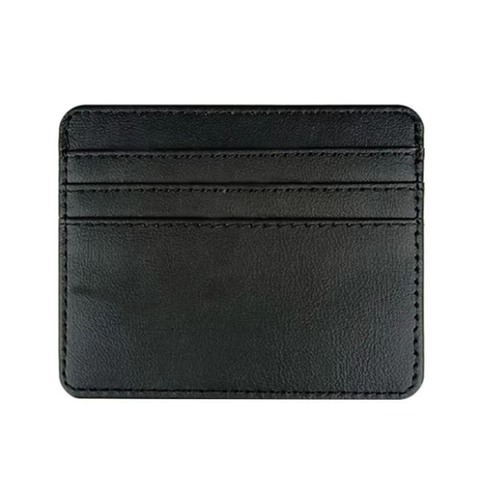 PU Leather Business Card Holder Wallet Multi Card Organizer With Coin Pocket 15