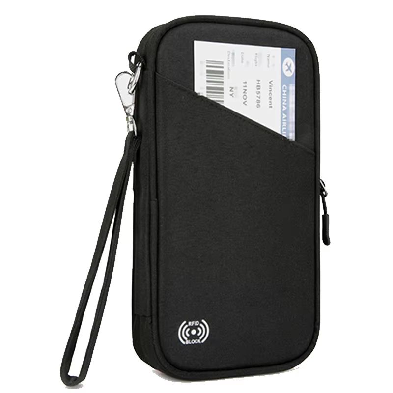 Large Capacity Travel Wallet Passport Holder Card And Ticket Organizer 7