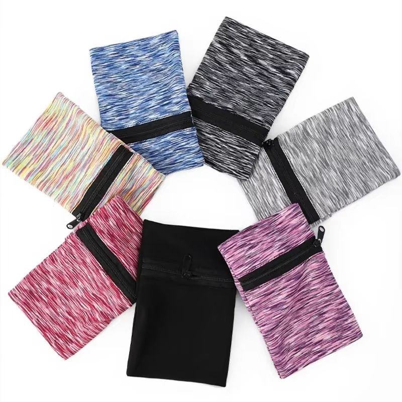 Unisex Cotton Wrist Wallet Pouch For Running Gym Cycling And Everyday Fitness 2