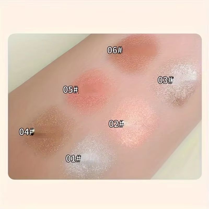 Double Head Metallic Eyeshadow Stick Diamond Shimmer Highlighter Pencil 2