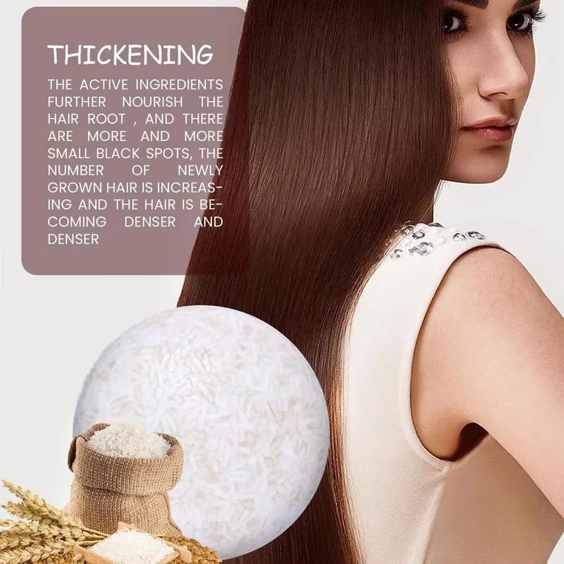 Organic Rice Water Shampoo Bar Nourishing Hair Growth And Strengthening Solid Shampoo 2