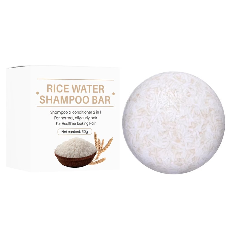 Organic Rice Water Shampoo Bar Nourishing Hair Growth And Strengthening Solid Shampoo 6