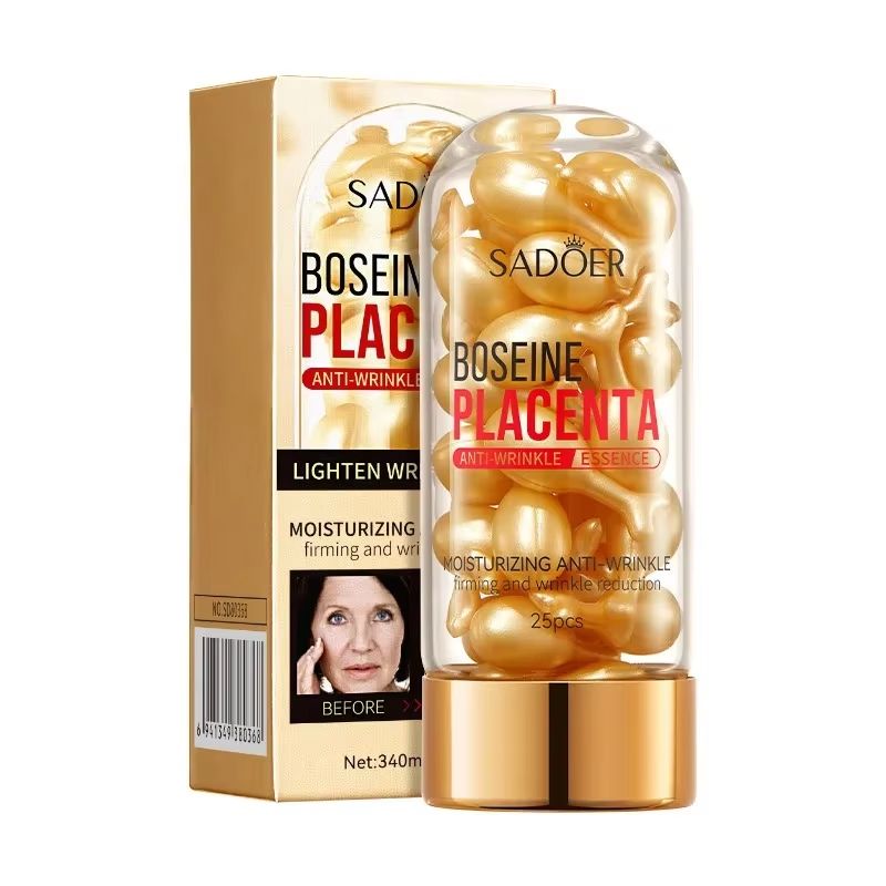 Placenta Brightening Facial Serum Anti Acne Dark Spot Repair And Firming Skin Serum 6