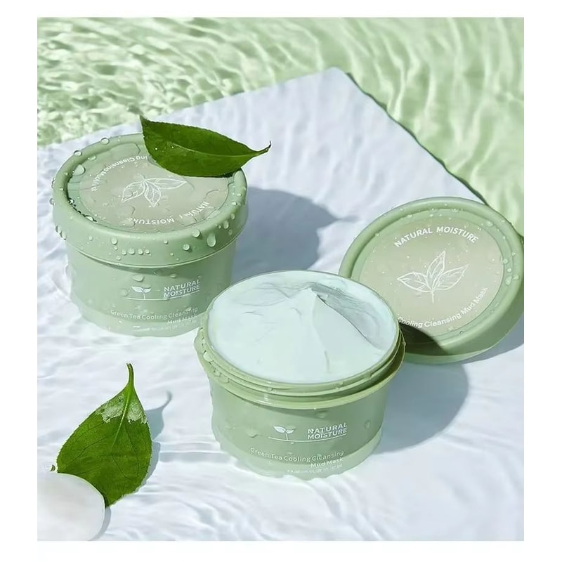 Green Tea Cleansing Mud Mask Deep Pore Oil Control And Blackhead Removing Face Mask 120g 3