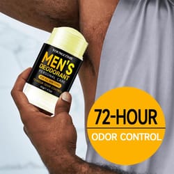 men's sandalwood deodorant stick long lasting anti sweat underarm odor protection