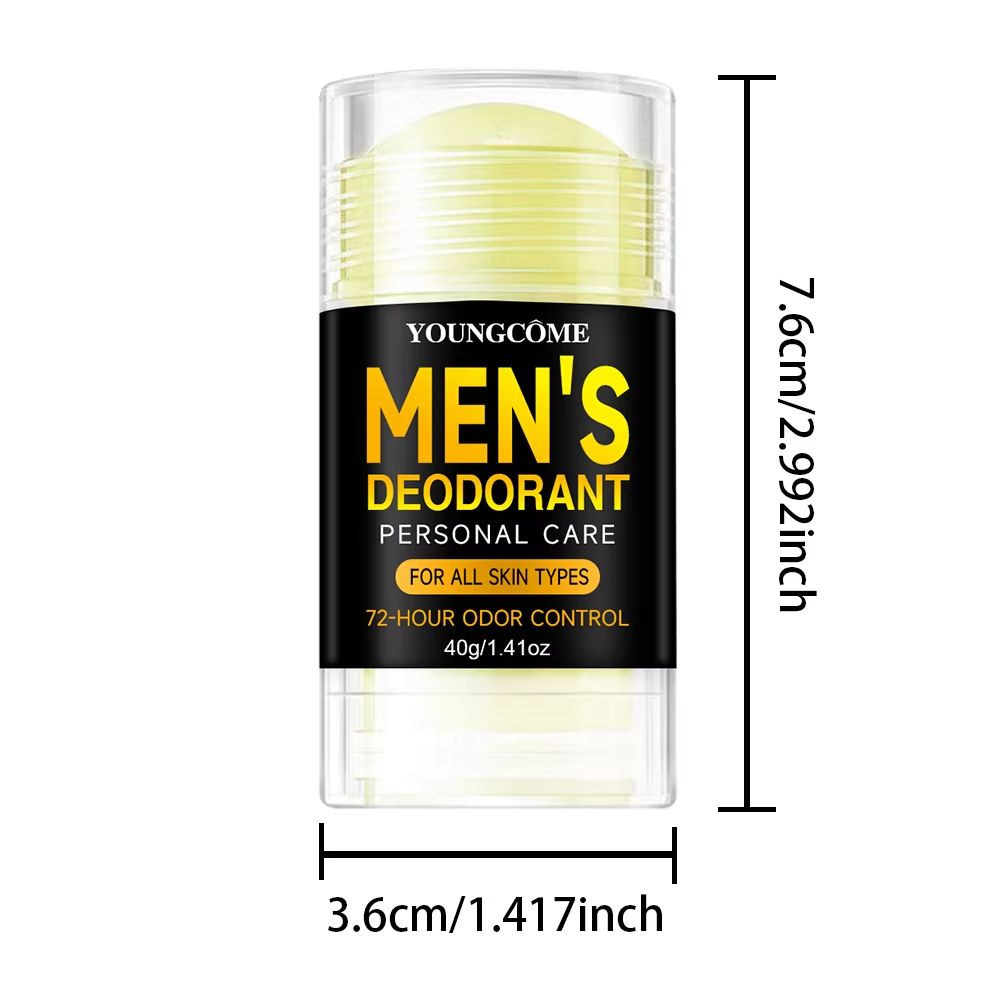 Mens Sandalwood Deodorant Stick Long Lasting Anti Sweat Underarm Odor Protection 6