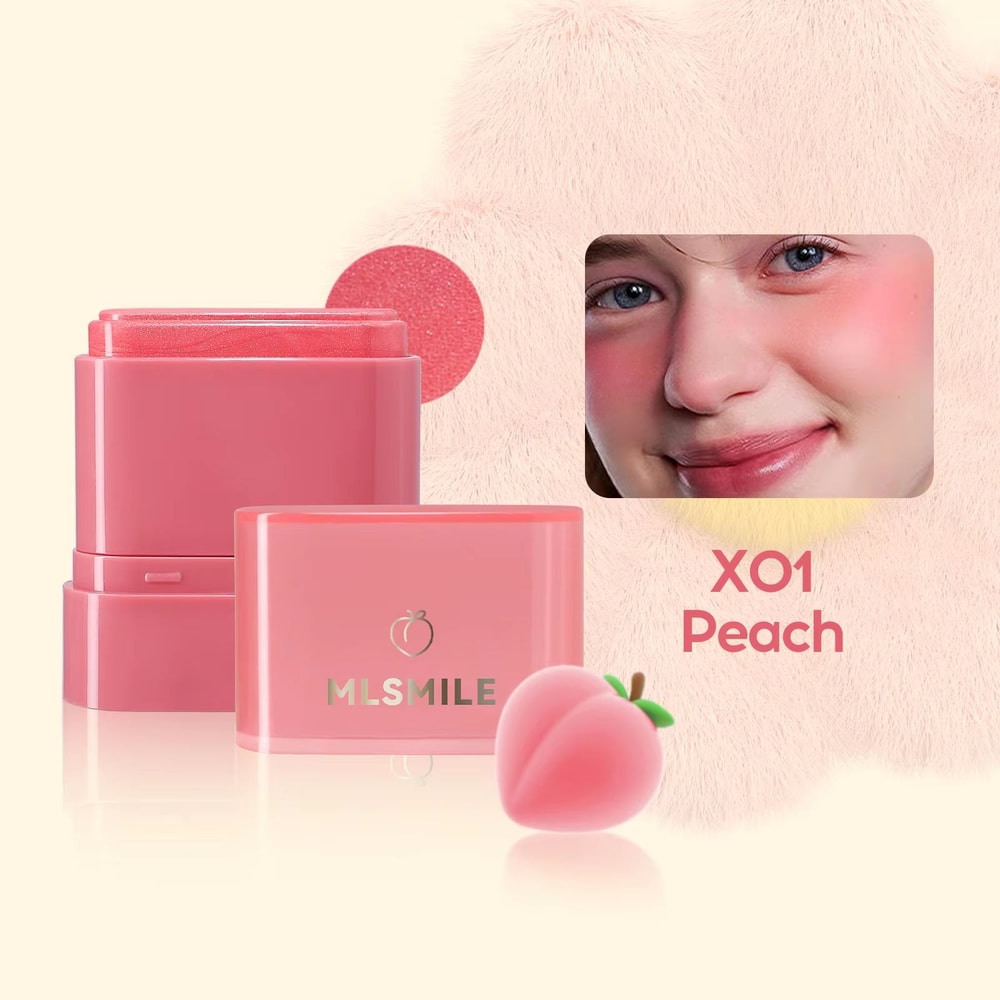 2 In 1 Lip And Cheek Blush Stick Fruit Tint Cream Blush And Lipstick Makeup Stick 6