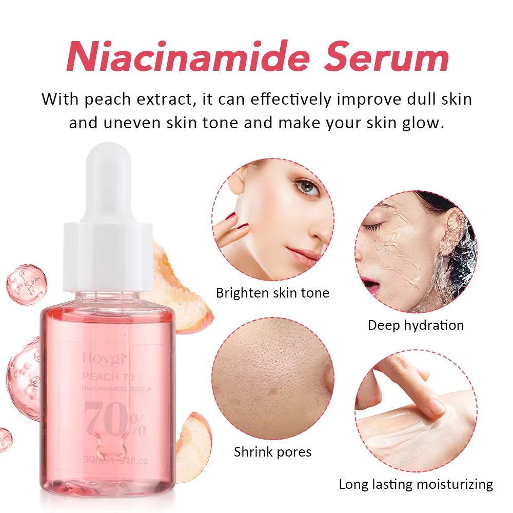 Niacinamide Hydrating Facial Serum With Hyaluronic Acid And Vitamin B12 Pore Minimizing Brightening 3