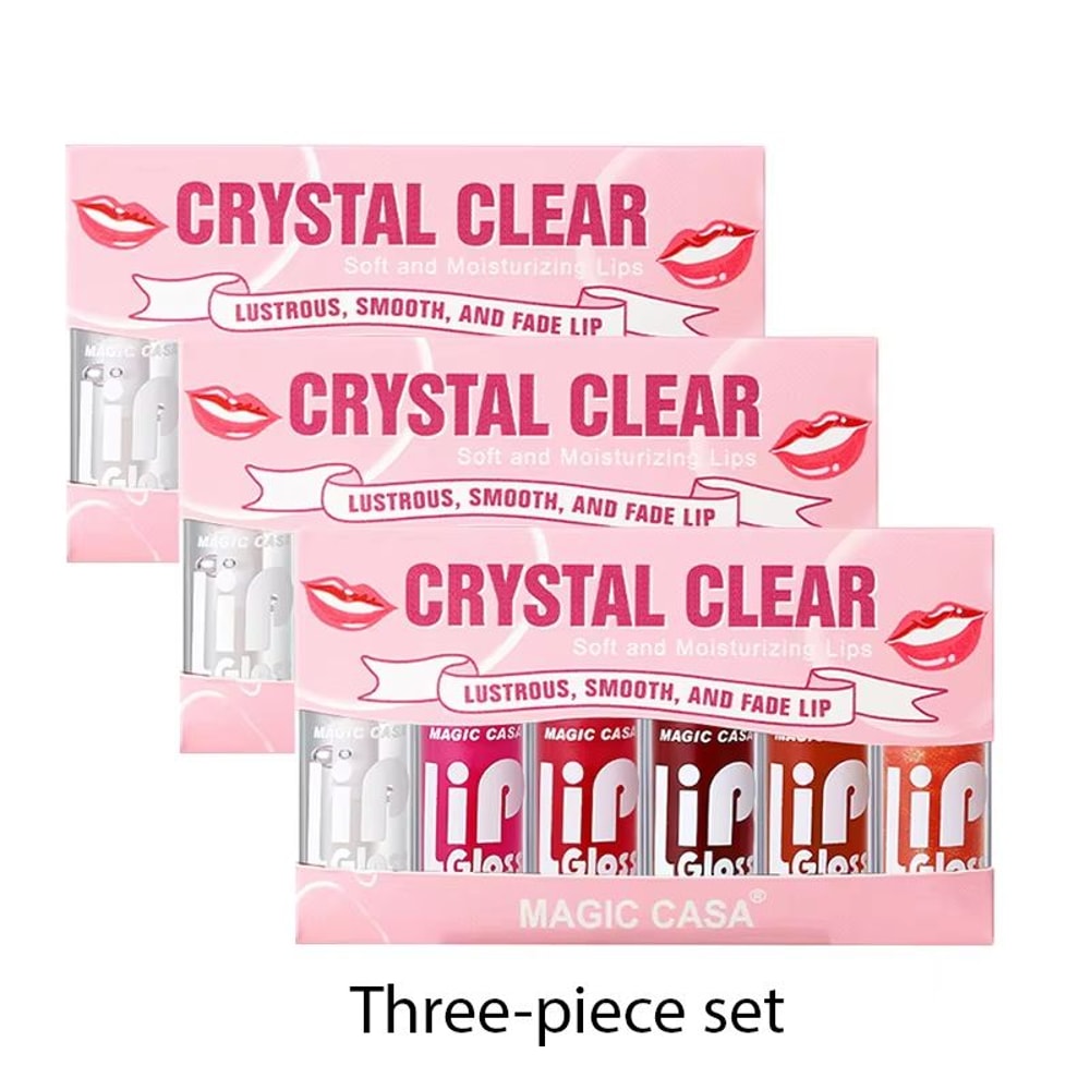 MAGIC CASA 6Piece Jelly Lip Oil Set For Glossy Hydrated Lips 7