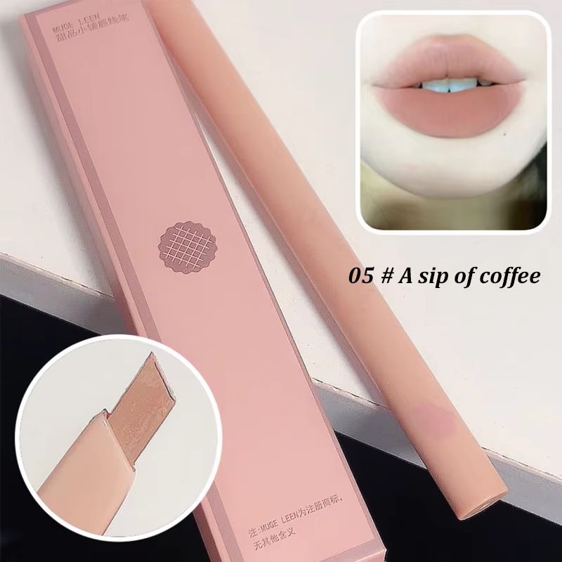 Dessert Automatic Lip Liner Waterproof Long Lasting Twist Up Lip Outline Pencil 8