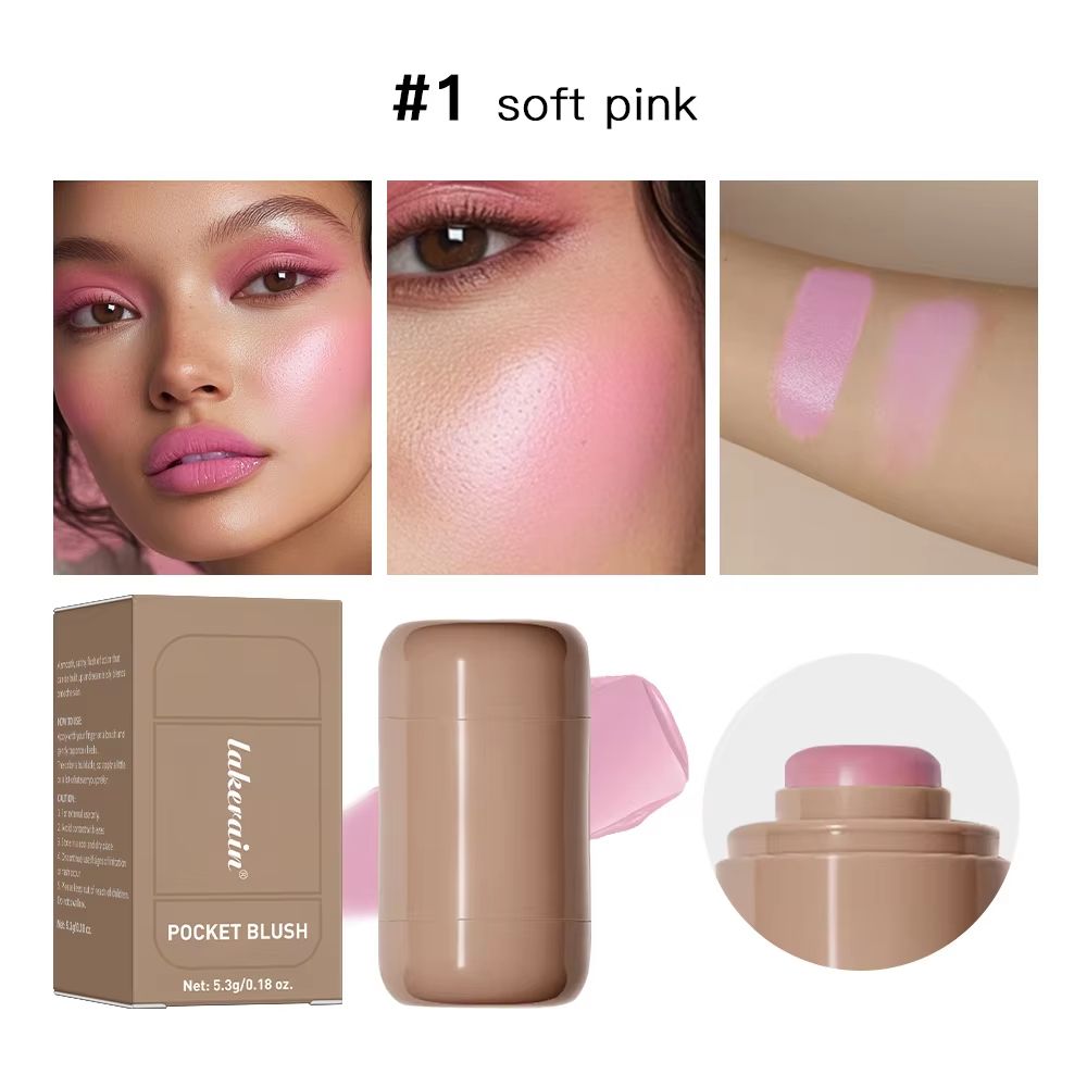 GlowTint 3 In 1 Blush Stick Moisturizing Lip And Cheek Tint With Glossy Finish 7