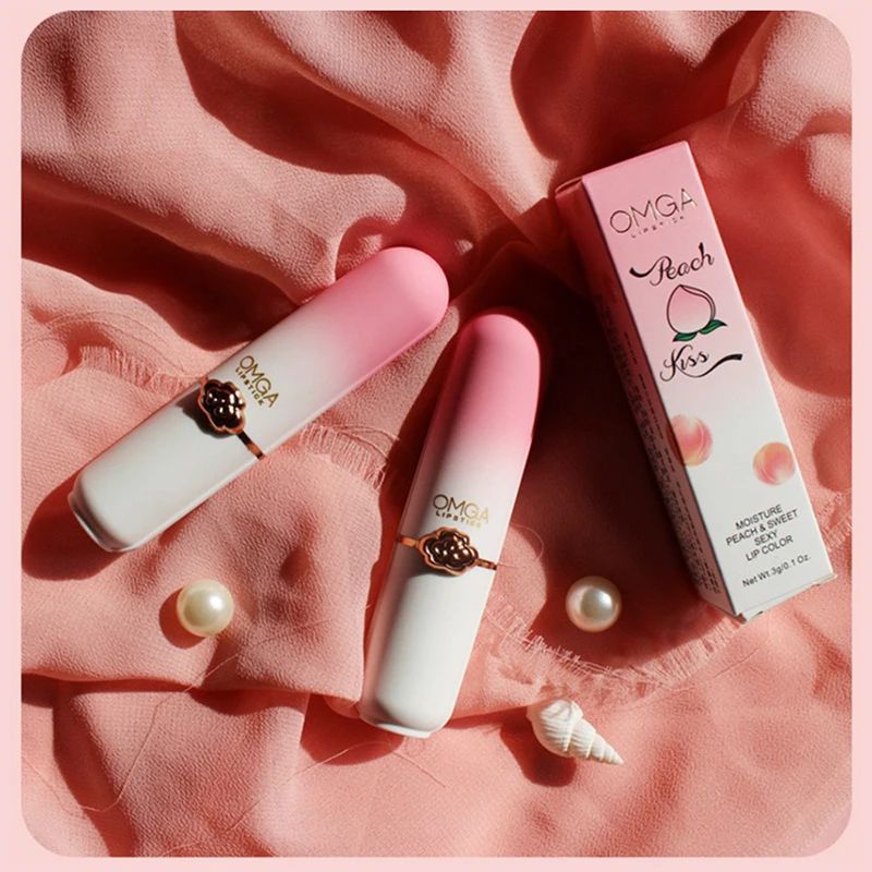 Peach Color Changing Lipstick Moisturizing Jelly Lip Balm Non Stick Cup Temperature Reactive Lip Ca 4