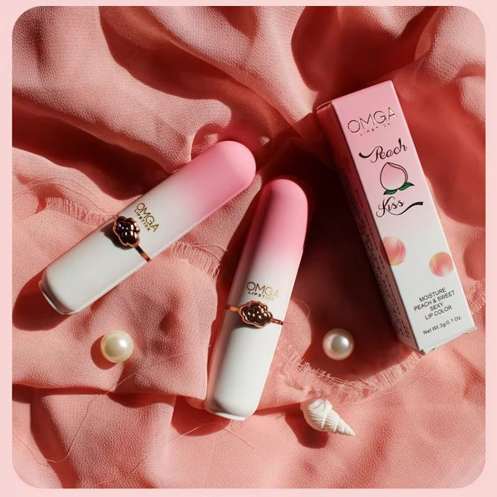 Peach Color Changing Lipstick Moisturizing Jelly Lip Balm Non Stick Cup Temperature Reactive Lip Ca 6