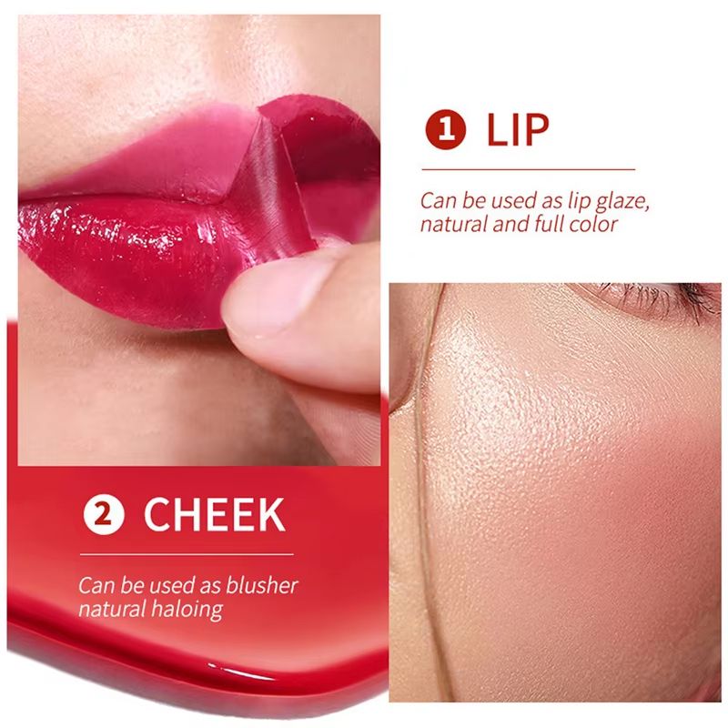 Peel Off Lip Stain Gloss Long Lasting Waterproof Liquid Lip Tint Non Stick Cup Lip Glaze 3