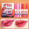 Peel Off Lip Stain Gloss Long Lasting Waterproof Liquid Lip Tint Non Stick Cup Lip Glaze 5