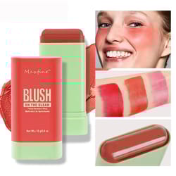multi use blush stick waterproof long lasting cream blush stick moisturizing cheek & lip tint