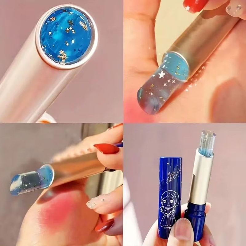 Star Brilliant Temperature Changing Lipstick Crystal Jelly Moisturizing Lipstick Waterproof 24K Glo 0