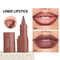 Lakerain Matte Lip Liner Crayon Waterproof Velvet Lip Contour Pencil Long Lasting Non Stick Lip Tin 1