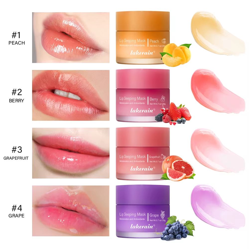 Overnight Moisturizing Lip Mask Repairing Lip Sleeping Mask 20g Deep Hydration Lip Care 6