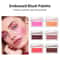 Soft Matte Blush Powder Waterproof Natural Cheek Tint Blush Long Lasting Face Brightening Rouge 3