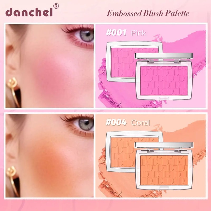 Soft Matte Blush Powder Waterproof Natural Cheek Tint Blush Long Lasting Face Brightening Rouge 4
