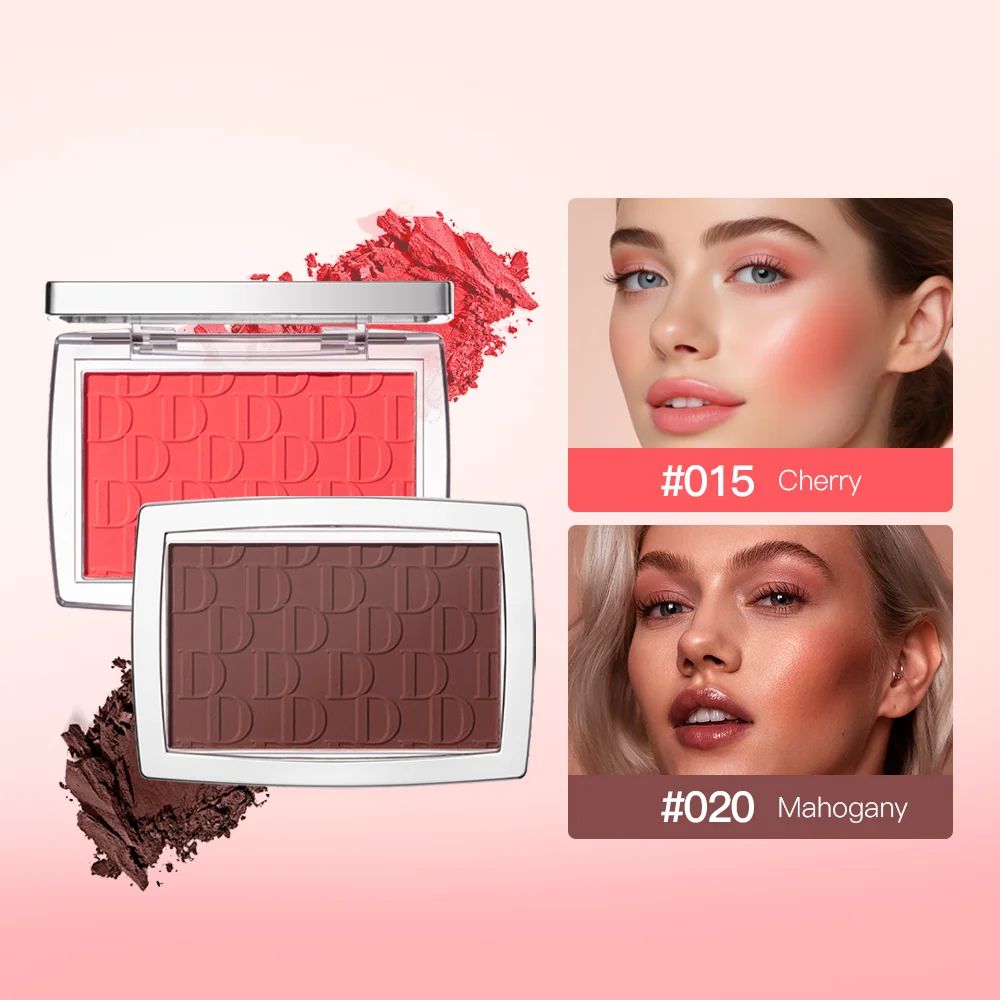 Soft Matte Blush Powder Waterproof Natural Cheek Tint Blush Long Lasting Face Brightening Rouge 5