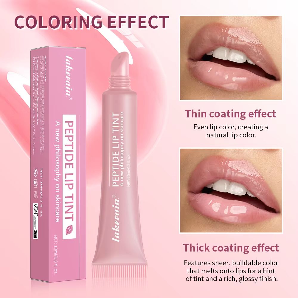 Phone Case Lip Gloss Set Long Lasting Transparent Lip Gloss Moisturizing Lip Glaze With Phone Case 2
