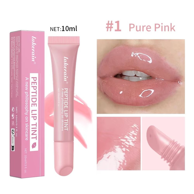 Phone Case Lip Gloss Set Long Lasting Transparent Lip Gloss Moisturizing Lip Glaze With Phone Case 7