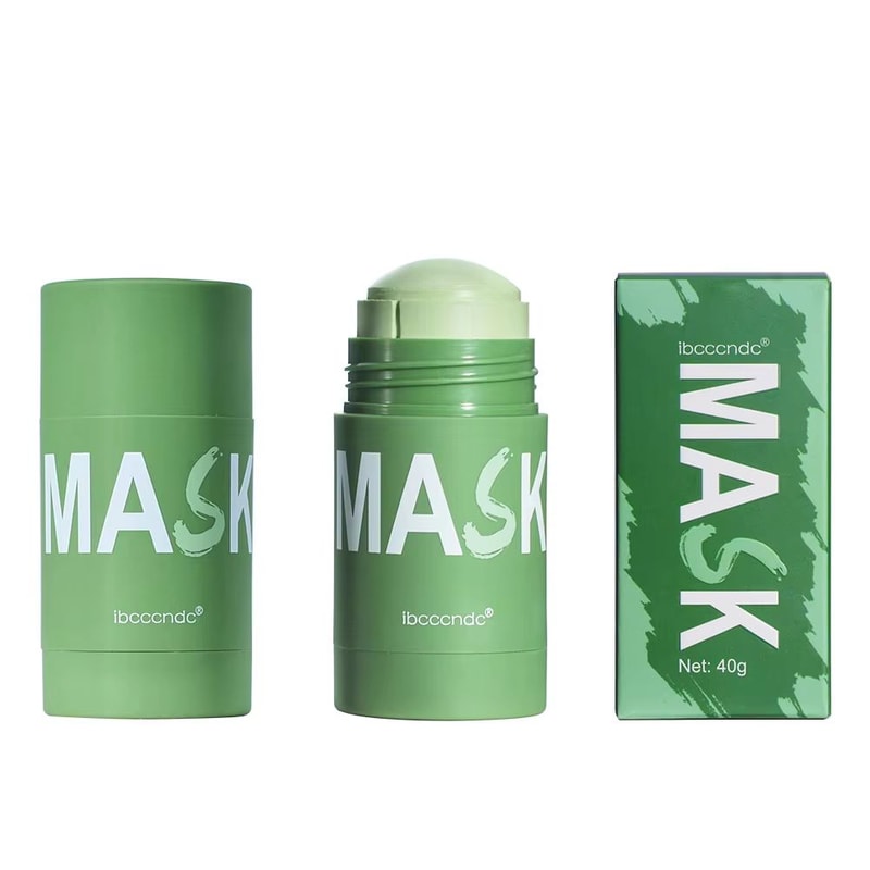 Green Tea Cleansing Mask Stick Deep Pore Green Tea Face Mask Oil Control Moisturizing Blackhead Car 6