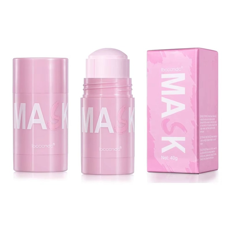 Green Tea Cleansing Mask Stick Deep Pore Green Tea Face Mask Oil Control Moisturizing Blackhead Car 7