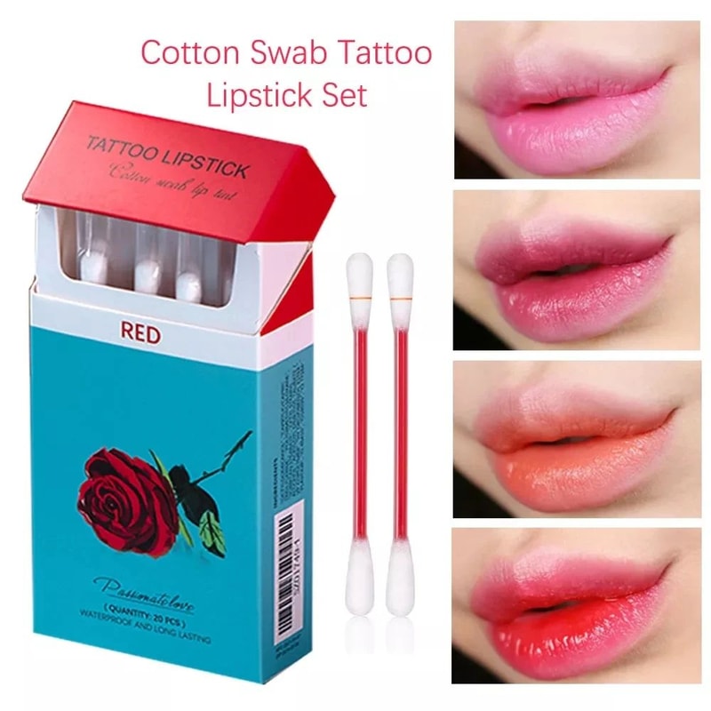 TattooTint Lip Stain Set Waterproof Lip Tattoo Stain Collection With 20 Long Lasting Lip Tint Appl 0